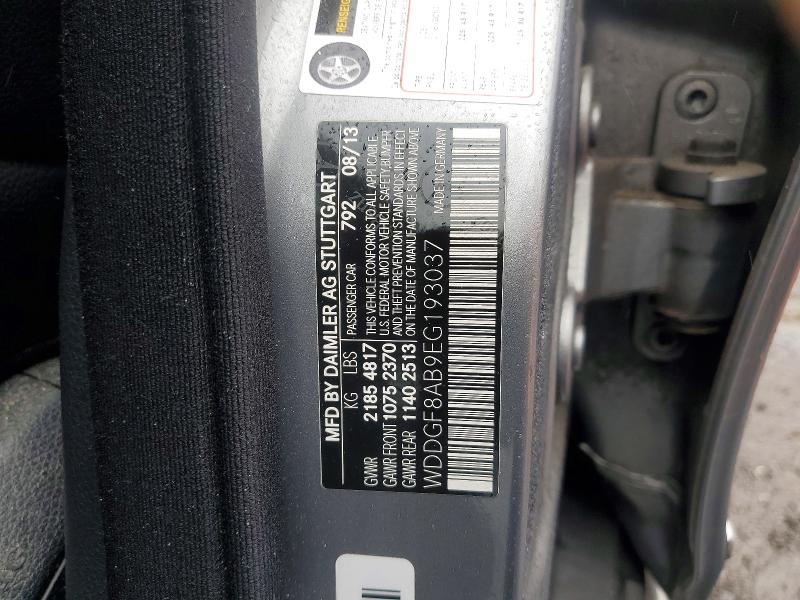 Продажа на аукционе авто 2014 Mercedes-benz C, vin: WDDGF8AB9EG193037, номер лота: 59871746