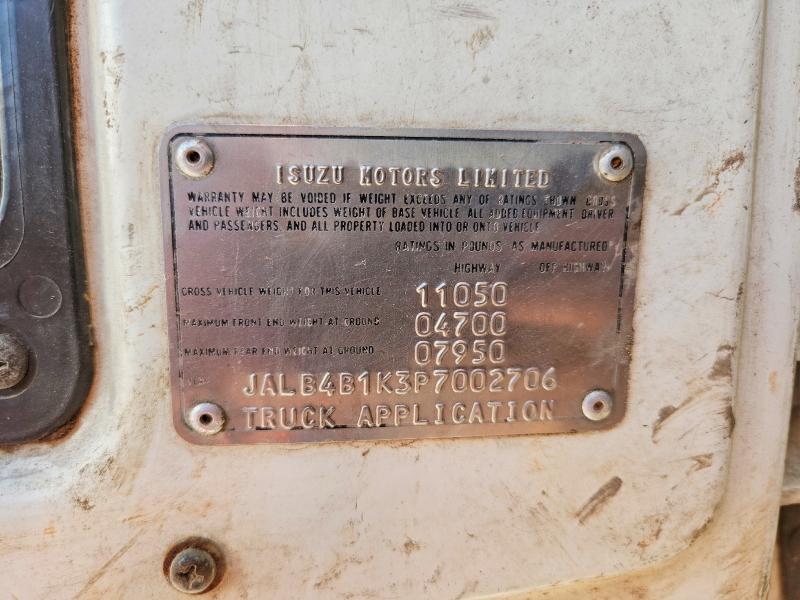 1993 Isuzu Npr მანქანა იყიდება აუქციონზე, vin: JALB4B1K3P7002706, აუქციონის ნომერი: 60976556