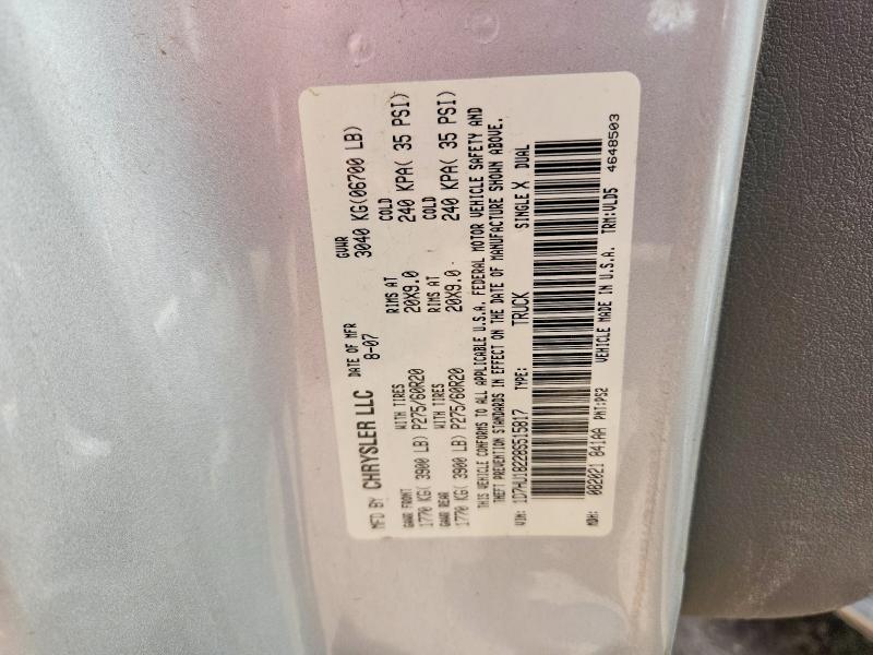 Aukcja sprzedaży 2008 Dodge Ram 1500, vin: 1D7HU18228S515817, numer aukcji: 61159526