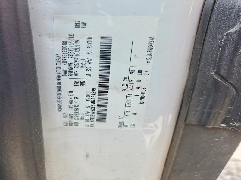 Aukcja sprzedaży 2021 Ford Transit, vin: 1FDBW5Z85MKA84299, numer aukcji: 54517246