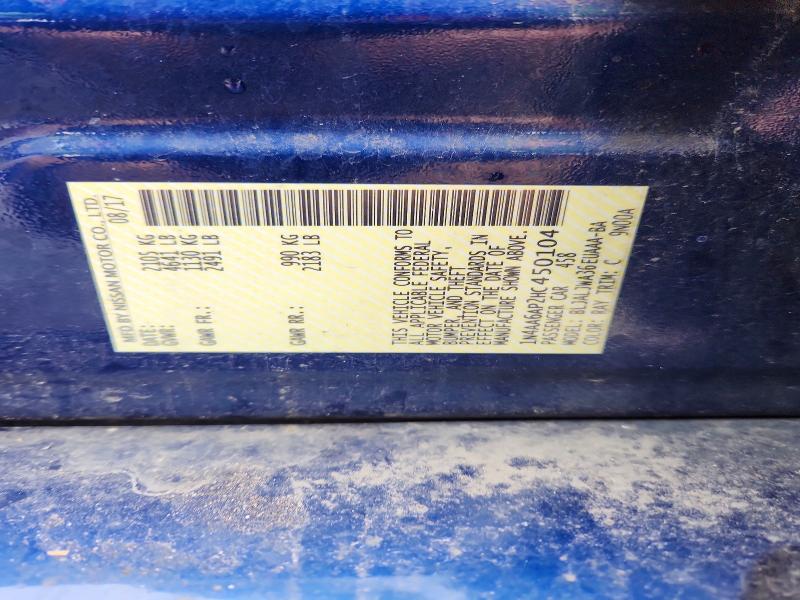 Aukcja sprzedaży 2017 Nissan Maxima, vin: 1N4AA6AP2HC450104, numer aukcji: 62087746