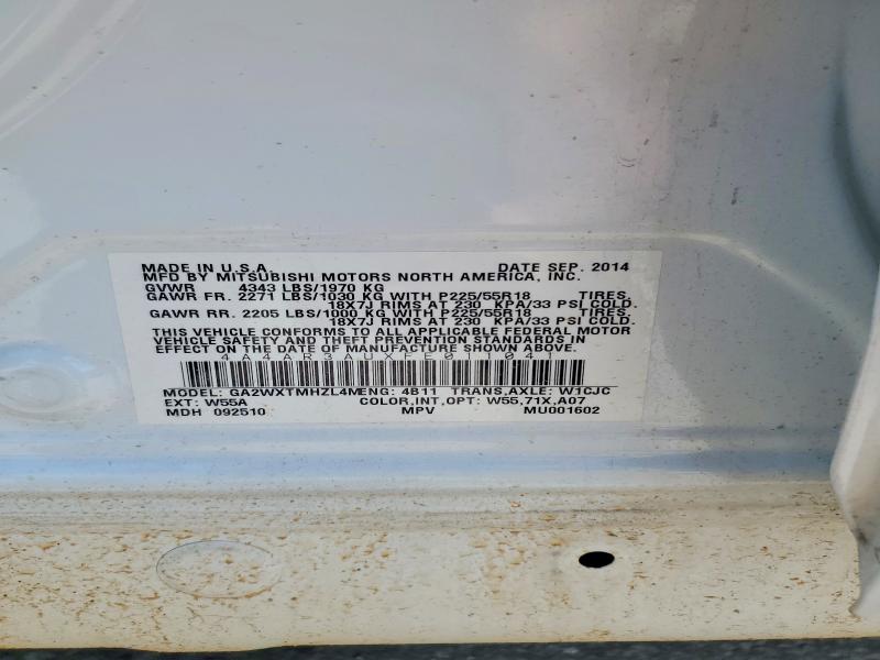Aukcja sprzedaży 2015 Mitsubishi Outlander Sport, vin: 4A4AR3AUXFE011041, numer aukcji: 60986766