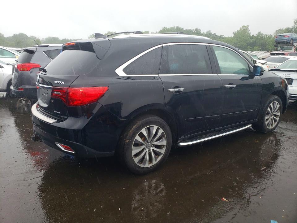 63249626 :رقم المزاد ، 5FRYD4H45EB015266 vin ، 2014 Acura Mdx مزاد بيع