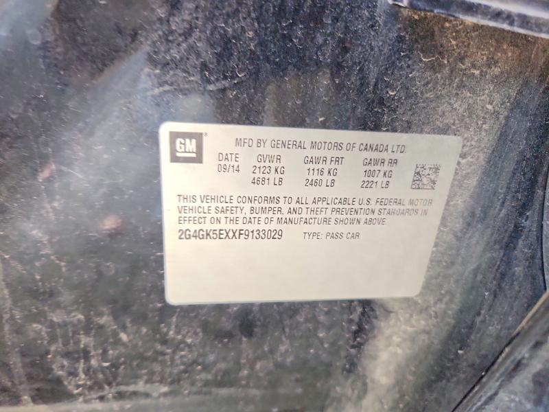 2015 Buick Regal მანქანა იყიდება აუქციონზე, vin: 2G4GK5EXXF9133029, აუქციონის ნომერი: 61684316