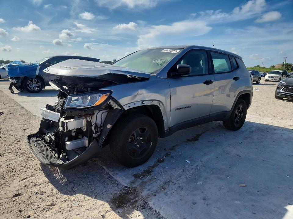 Продажа на аукционе авто 2021 Jeep Compass, vin: 3C4NJDAB1MT554358, номер лота: 59337826