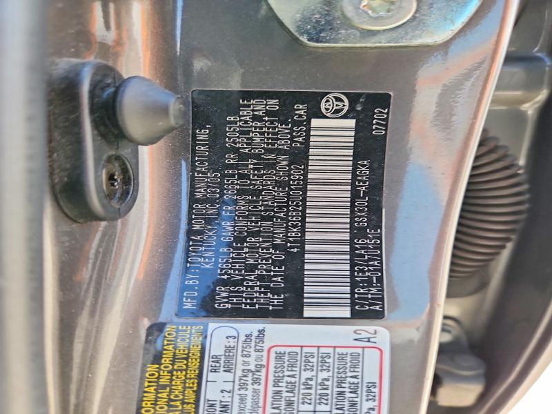Aukcja sprzedaży 2005 Toyota Avalon, vin: 4T1BK36B25U015902, numer aukcji: 61636896