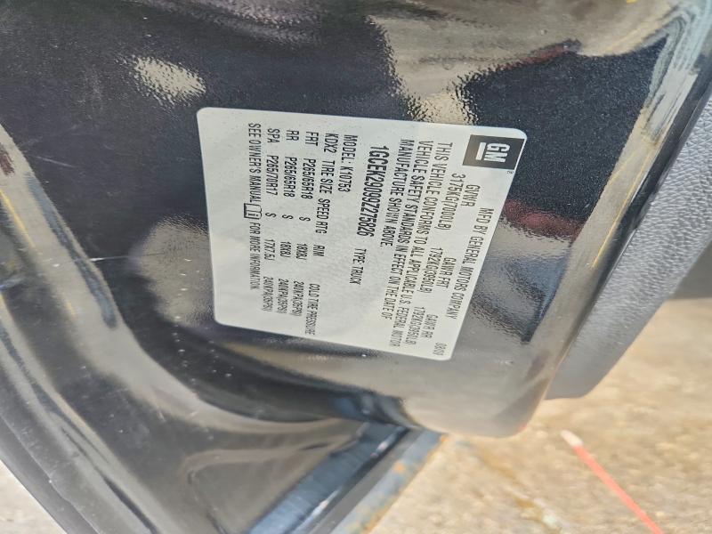 62356246 :رقم المزاد ، 1GCEK29099Z275826 vin ، 2009 Chevrolet Silverado مزاد بيع