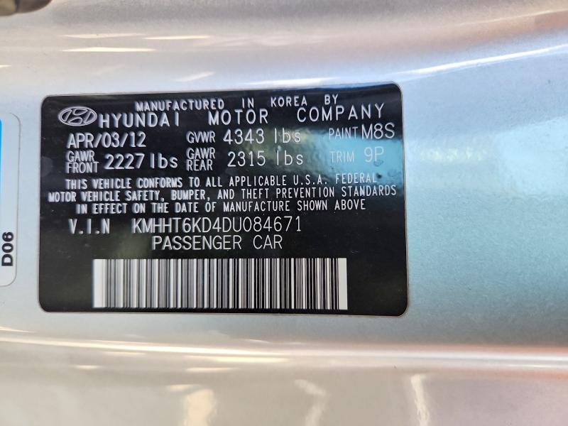 Продаж на аукціоні авто 2013 Hyundai Genesis Coupe, vin: KMHHT6KD4DU084671, номер лоту: 63039676