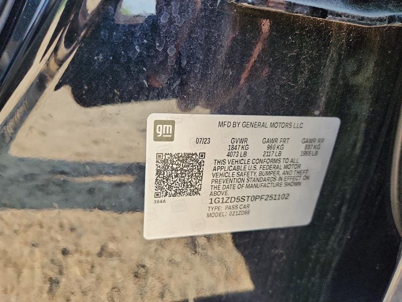 Aukcja sprzedaży 2023 Chevrolet Malibu, vin: 1G1ZD5ST0PF251102, numer aukcji: 62680356