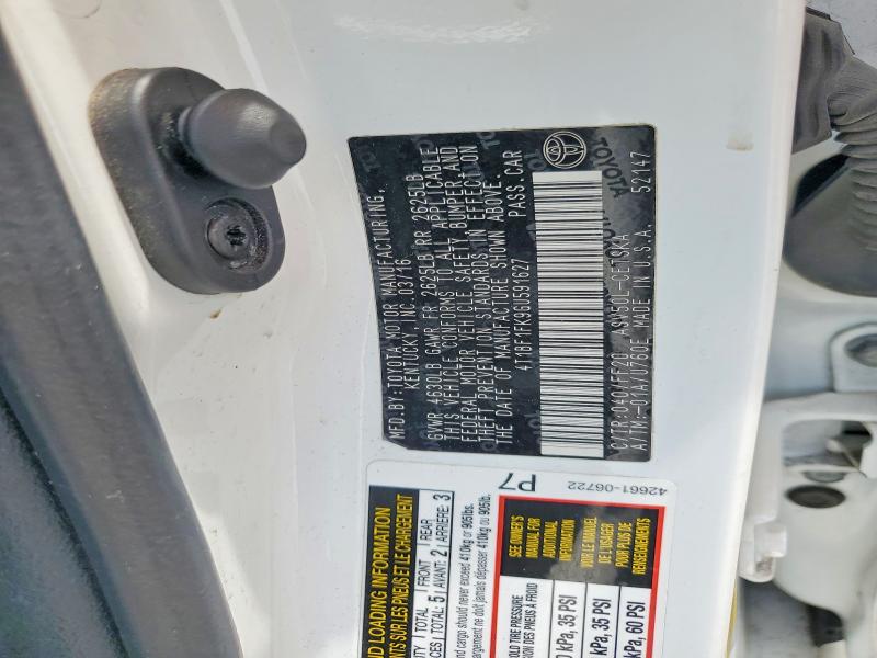60218436 :رقم المزاد ، 4T1BF1FK9GU591627 vin ، 2016 Toyota Camry مزاد بيع