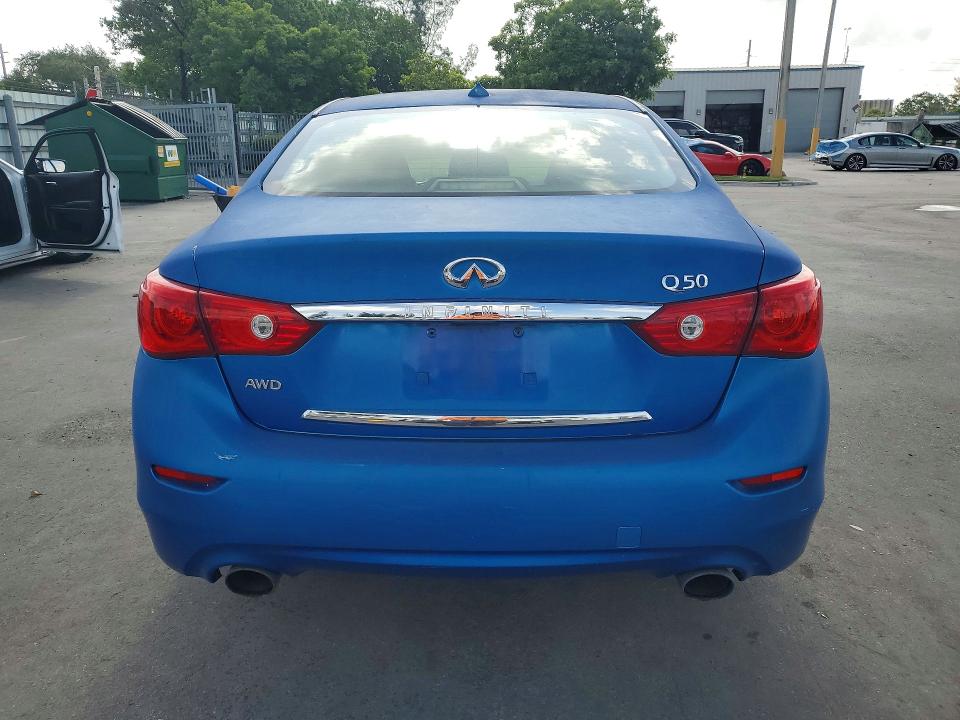 Продажа на аукционе авто 2014 Infiniti Q50, vin: JN1BV7AR6EM681199, номер лота: 61874446