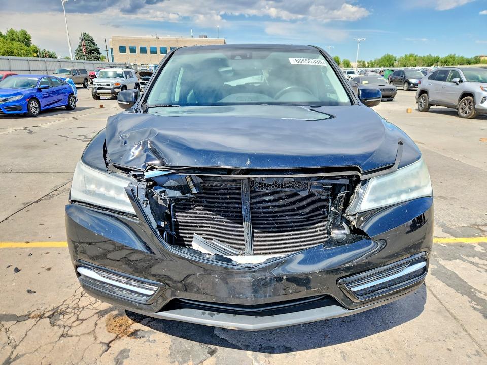 2015 Acura Mdx მანქანა იყიდება აუქციონზე, vin: 5FRYD4H44FB017396, აუქციონის ნომერი: 60656336