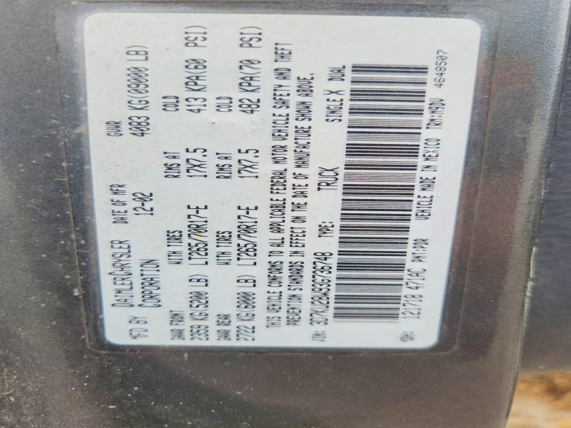 Aukcja sprzedaży 2003 Dodge Ram 2500, vin: 3D7KU28W93G736748, numer aukcji: 61128906