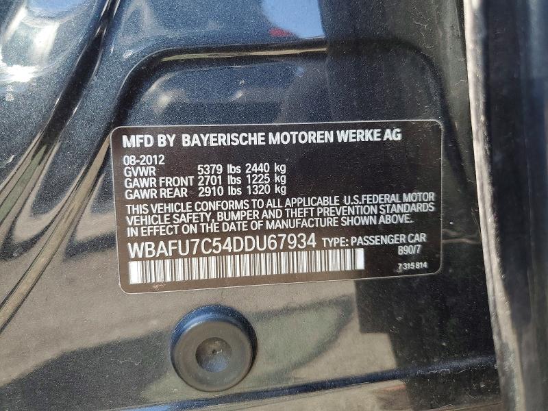 Aukcja sprzedaży 2013 Bmw 535, vin: WBAFU7C54DDU67934, numer aukcji: 60067726