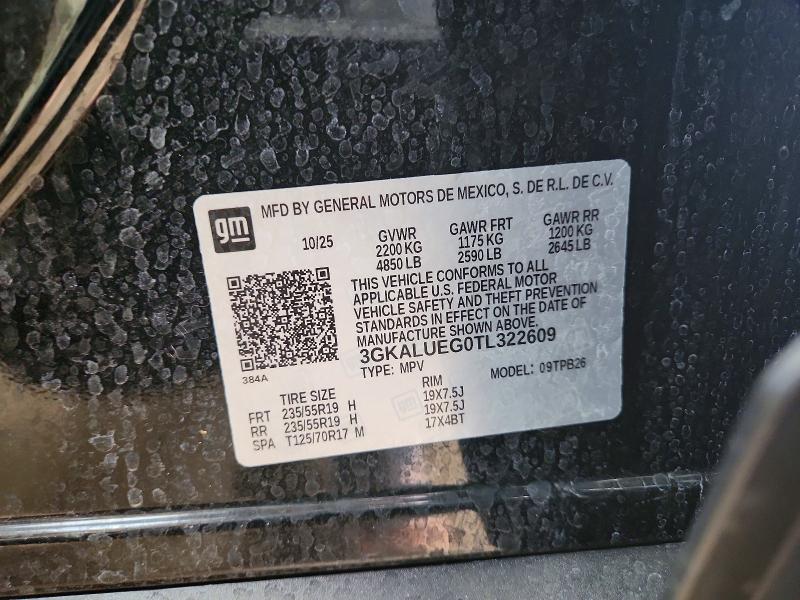 Продаж на аукціоні авто 2026 Gmc Terrain, vin: 3GKALUEG0TL322609, номер лоту: 60115256