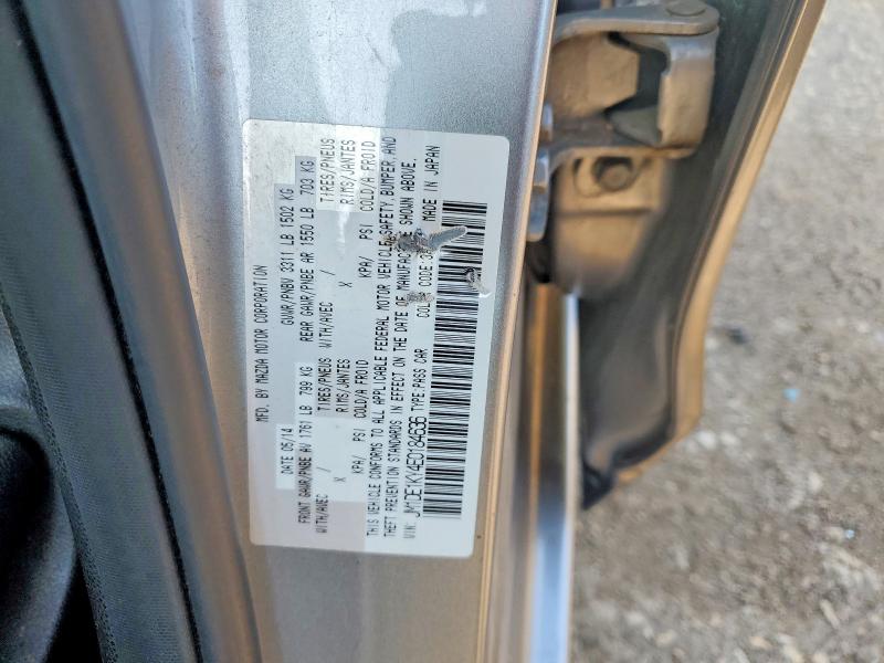 60926126 :رقم المزاد ، JM1DE1KY4E0184636 vin ، 2014 Mazda Mazda2 مزاد بيع