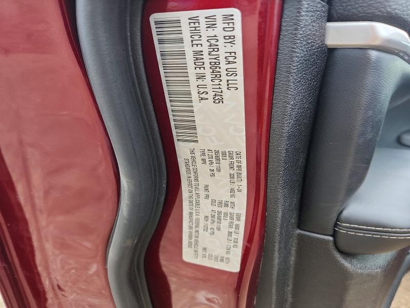 Продаж на аукціоні авто 2024 Jeep Grand Cherokee, vin: 1C4RJYB64RC117435, номер лоту: 60936176
