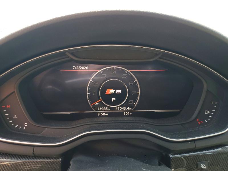 Aukcja sprzedaży 2018 Audi S5, vin: WAUC4CF59JA090876, numer aukcji: 59832836