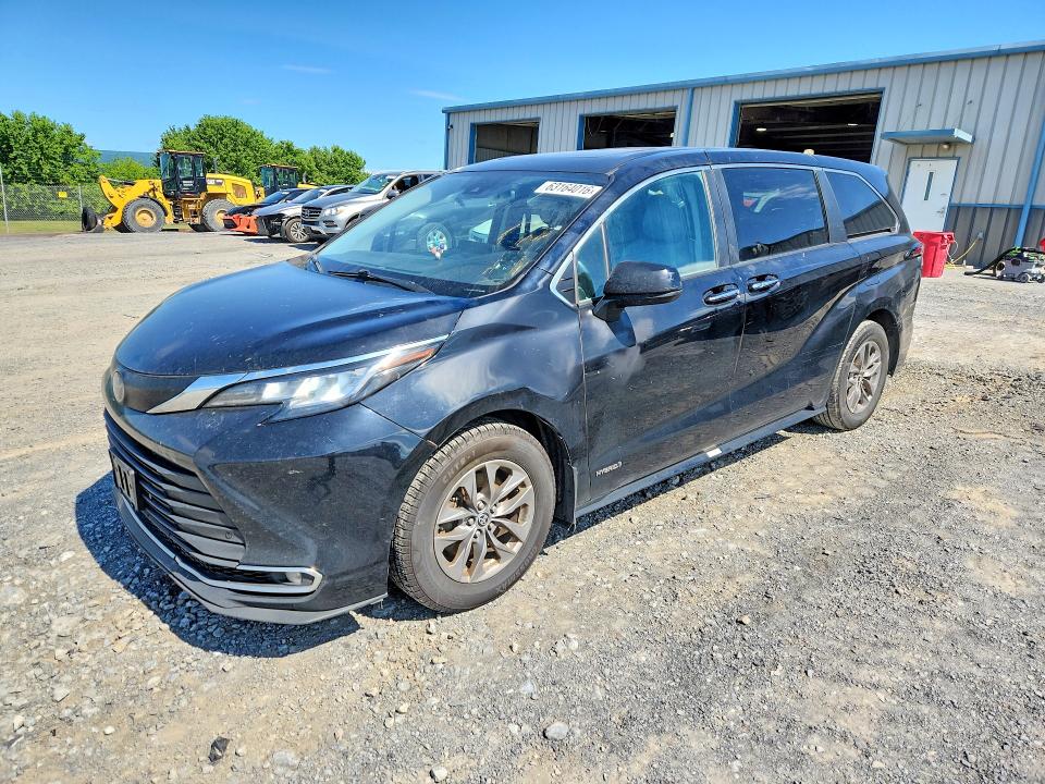 Aukcja sprzedaży 2021 Toyota Sienna, vin: 5TDYRKECXMS029029, numer aukcji: 63164016