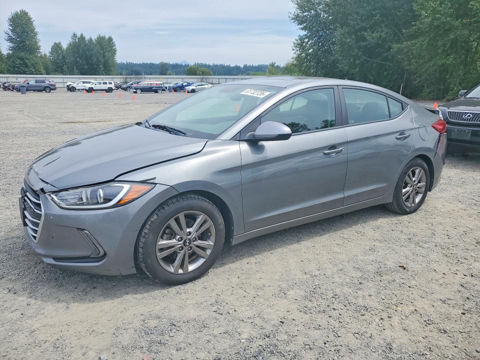 61732726 :رقم المزاد ، KMHD84LF5HU386755 vin ، 2017 Hyundai Elantra مزاد بيع