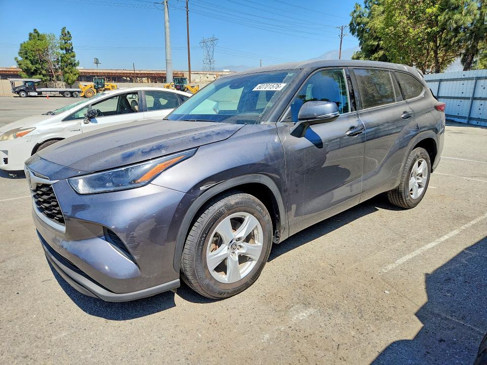 Aukcja sprzedaży 2021 Toyota Highlander, vin: 5TDCZRAH1MS039999, numer aukcji: 60701576