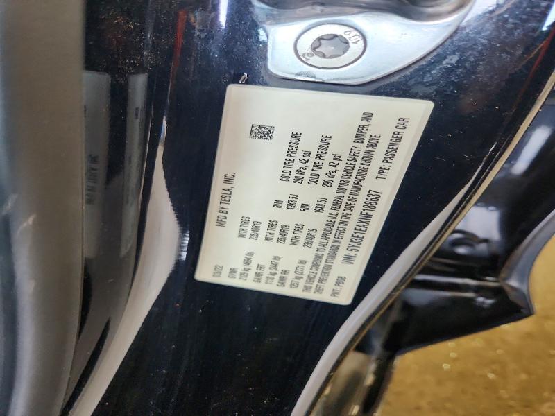 62525286 :رقم المزاد ، 5YJ3E1EAXNF188637 vin ، 2022 Tesla Model 3 مزاد بيع