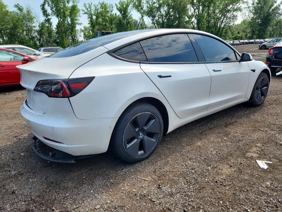 Продажа на аукционе авто 2021 Tesla Model 3, vin: 5YJ3E1EA8MF987606, номер лота: 59051016