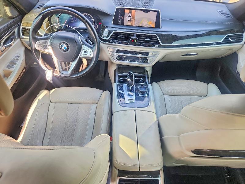 2017 Bmw 740 მანქანა იყიდება აუქციონზე, vin: WBA7E2C58HG740107, აუქციონის ნომერი: 62294596