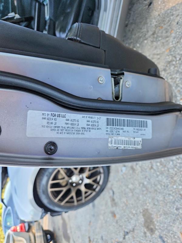 Aukcja sprzedaży 2017 Chrysler 300c, vin: 2C3CCAEG9HH610085, numer aukcji: 57974466