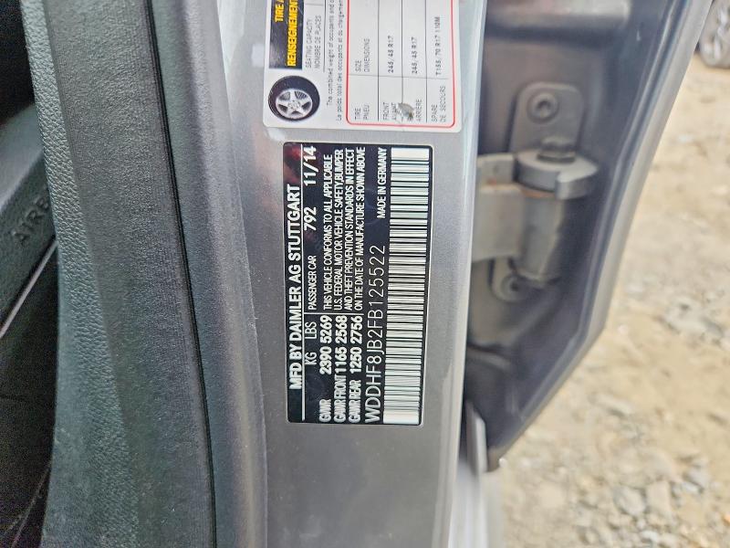 Aukcja sprzedaży 2015 Mercedes-benz E, vin: WDDHF8JB2FB125522, numer aukcji: 61999576