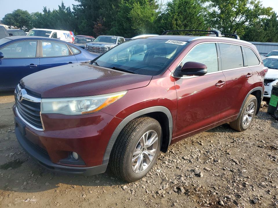 Aukcja sprzedaży 2015 Toyota Highlander, vin: 5TDJKRFH3FS157706, numer aukcji: 61948906