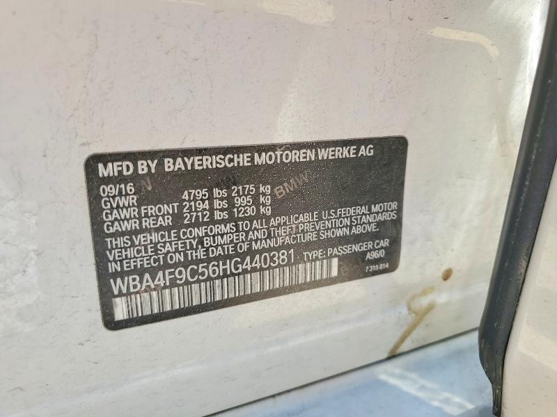 Продаж на аукціоні авто 2017 Bmw 430xi, vin: WBA4F9C56HG440381, номер лоту: 59353676