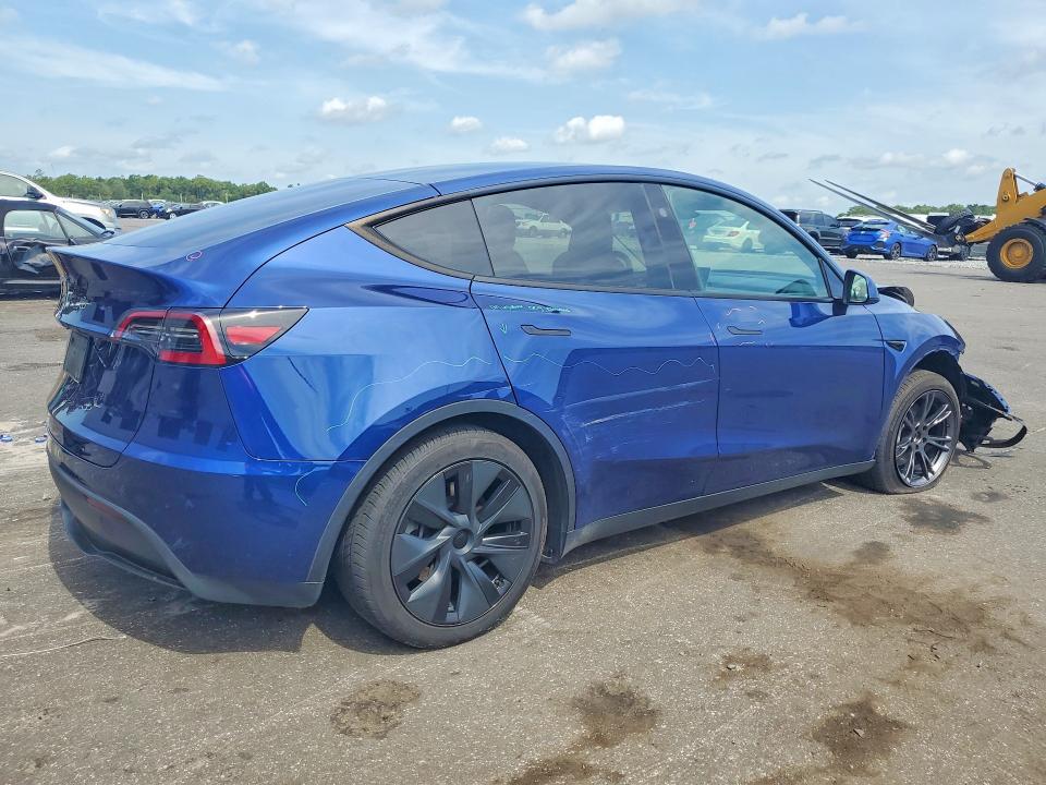 61679086 :رقم المزاد ، 7SAYGDED9SA379196 vin ، 2025 Tesla Model Y مزاد بيع