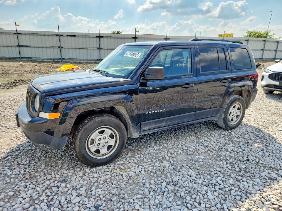 61131096 :رقم المزاد ، 1C4NJPBB5GD642002 vin ، 2016 Jeep Patriot مزاد بيع