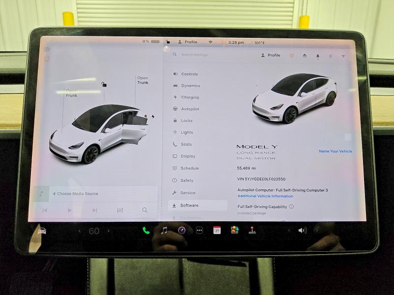 Продажа на аукционе авто 2020 Tesla Model Y, vin: 5YJYGDEE0LF022550, номер лота: 55802826