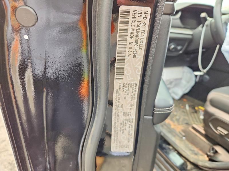 61579336 :رقم المزاد ، 1C4RJHAG8PC669348 vin ، 2023 Jeep Grand Cherokee مزاد بيع