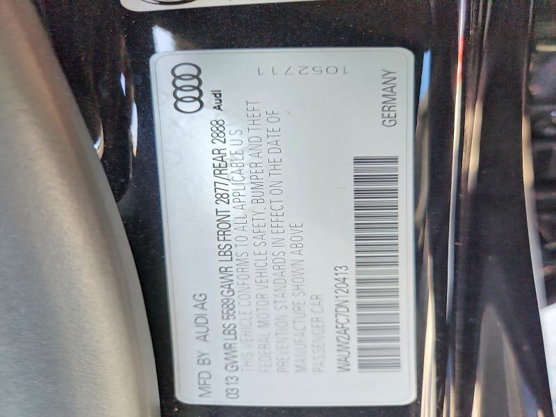 Продаж на аукціоні авто 2013 Audi S7, vin: WAUW2AFC7DN120413, номер лоту: 60930716