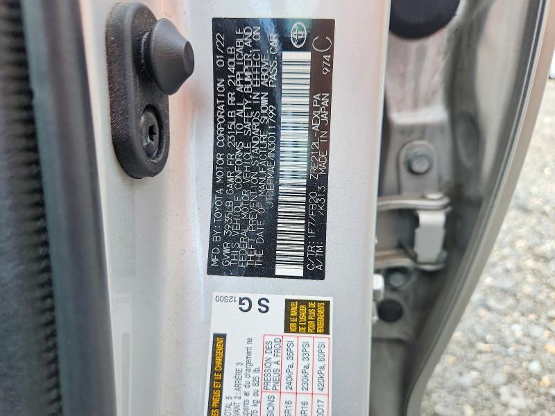 Продаж на аукціоні авто 2022 Toyota Corolla, vin: JTDEPMAE4N3011799, номер лоту: 60213406