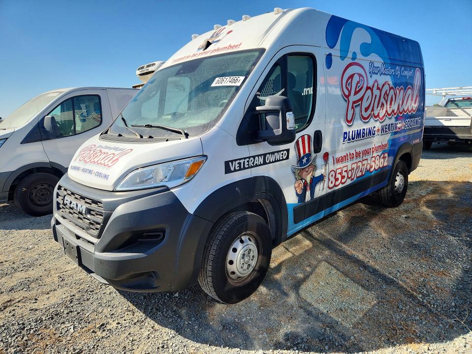 Продаж на аукціоні авто 2023 Ram Promaster 1500, vin: 3C6LRVBG4PE563507, номер лоту: 60617466