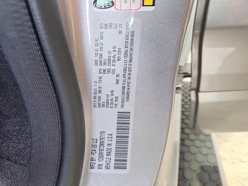 Aukcja sprzedaży 2021 Ram 1500, vin: 1C6SRFBT2MN797179, numer aukcji: 61731146