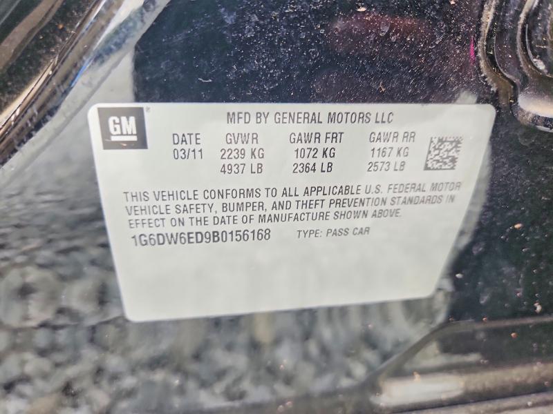Продаж на аукціоні авто 2011 Cadillac Sts, vin: 1G6DW6ED9B0156168, номер лоту: 59870356