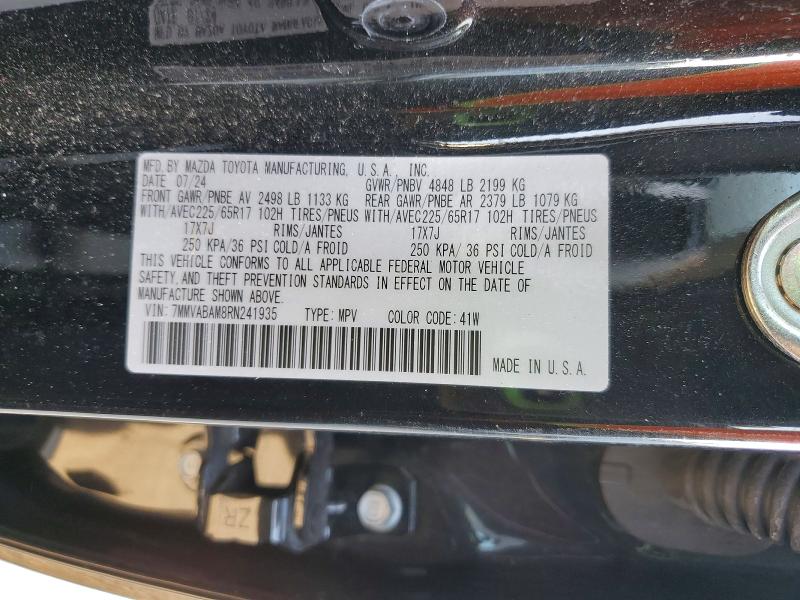Продажа на аукционе авто 2024 Mazda Cx-50, vin: 7MMVABAM8RN241935, номер лота: 59169206