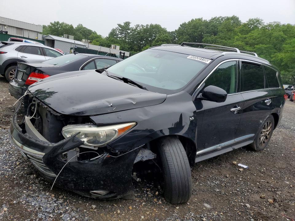 2014 Infiniti Qx60 მანქანა იყიდება აუქციონზე, vin: 5N1AL0MMXEC538148, აუქციონის ნომერი: 58530116
