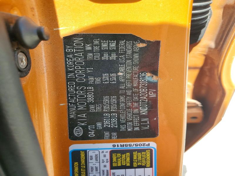 Продаж на аукціоні авто 2011 Kia Soul, vin: KNDJT2A20B7318136, номер лоту: 60246326