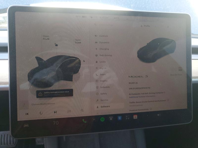 Продаж на аукціоні авто 2023 Tesla Model 3, vin: 5YJ3E1EA1PF615710, номер лоту: 60581526