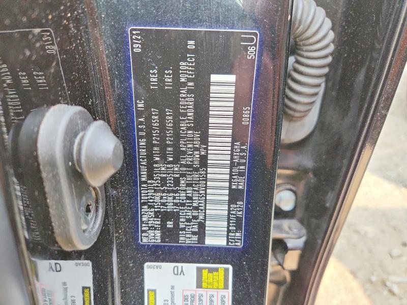 Продаж на аукціоні авто 2022 Toyota Corolla Cross, vin: 7MUCAAAG5NV001585, номер лоту: 61170646