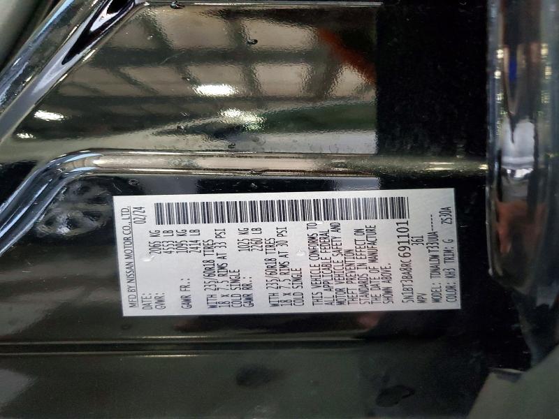 60609216 :رقم المزاد ، 5N1BT3BA8RC691101 vin ، 2024 Nissan Rogue مزاد بيع