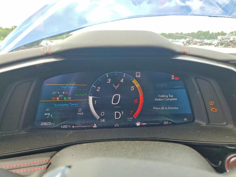 2021 Chevrolet Corvette მანქანა იყიდება აუქციონზე, vin: 1G1YB3D42M5100663, აუქციონის ნომერი: 60564676