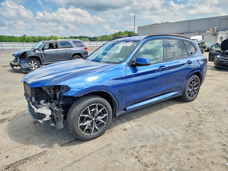 59879476 :رقم المزاد ، 5UX53DP03N9M07225 vin ، 2022 Bmw X3 مزاد بيع