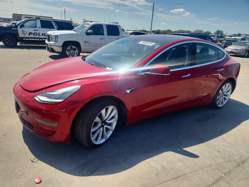 Продажа на аукционе авто 2018 Tesla Model 3, vin: 5YJ3E1EA4JF102961, номер лота: 59905516